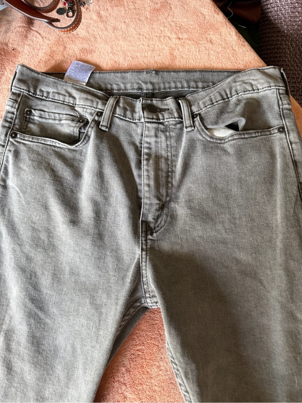 Men's Grey Casual jeans